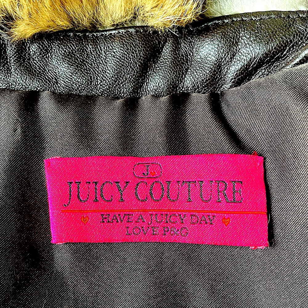 Juicy Couture Rabbit Fir Bomber Jacket - Picture 7 of 10